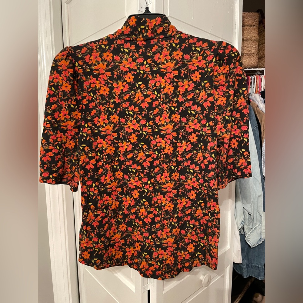 GAP Feather Tee with Puff Sleeve - Picture 4 of 7